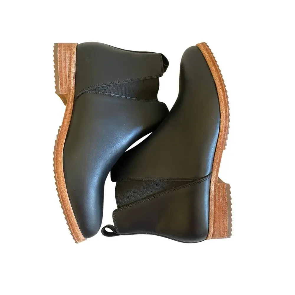 Nisolo Eva Everyday Chelsea Boot NEW 8.5 black - Picture 6 of 8